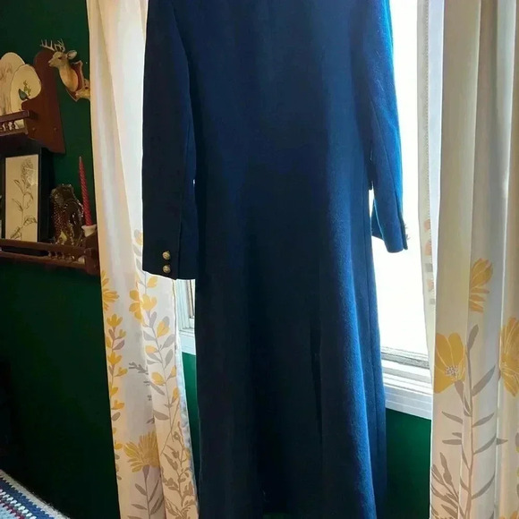 Vintage Halston Lifestyle Long Wool Overcoat Women’s size 10 - Picture 6 of 10